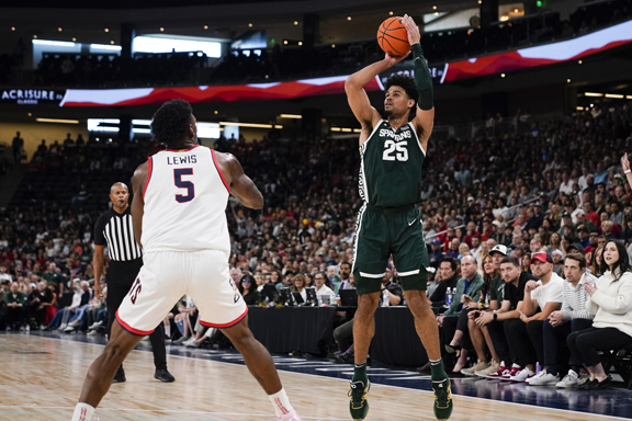 Michigan State Spartans men’s basketball team falls to No. 3 Arizona ...